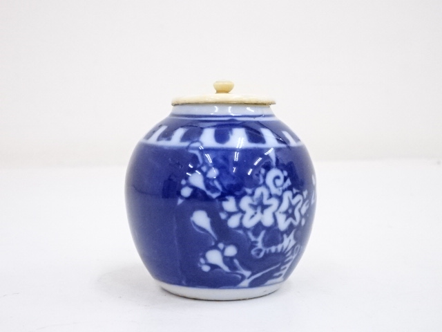 道具 ] - 道具 古物 染付茶入（保護箱） □z | ネットショップ圭